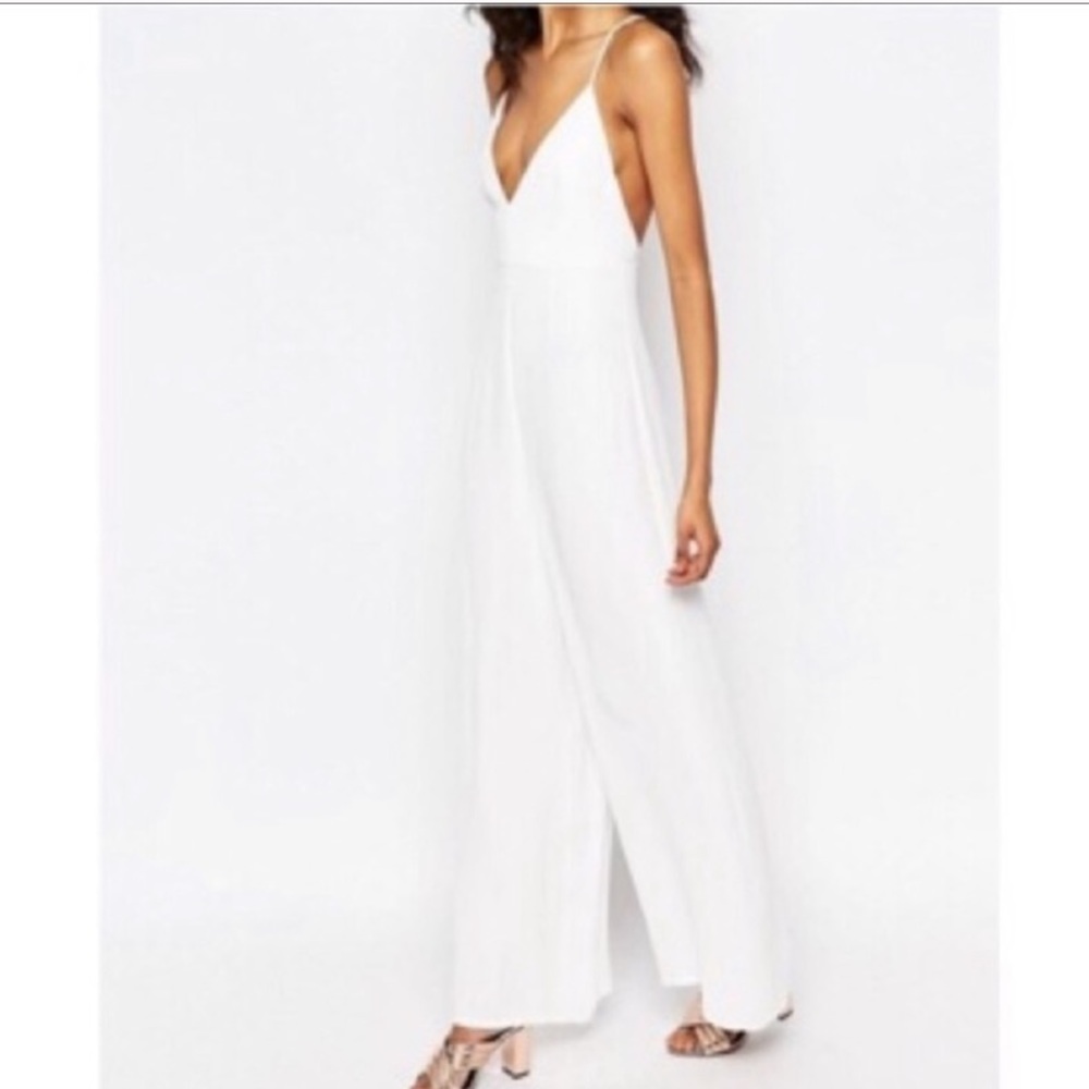 ASOS white jumpsuit
